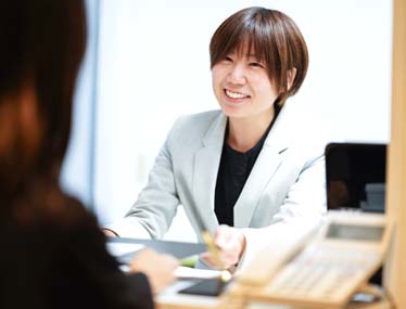 丁寧なスタッフの対応